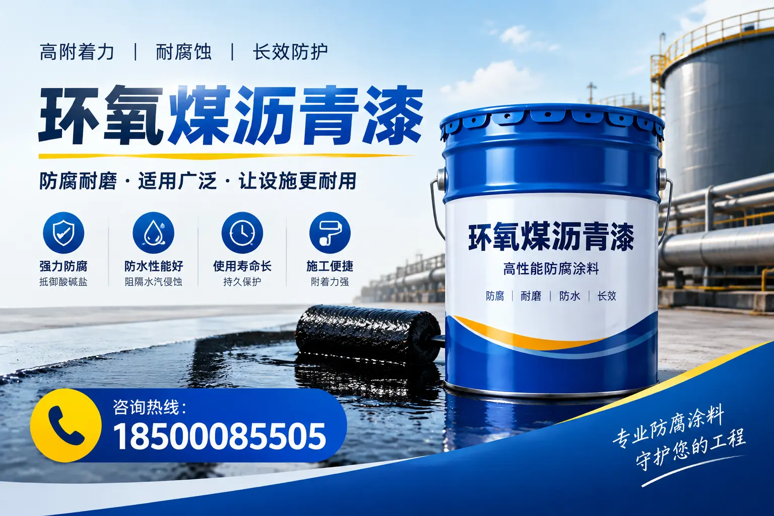 环氧煤沥青漆与其他涂料的对比分析，助力济南企业决策