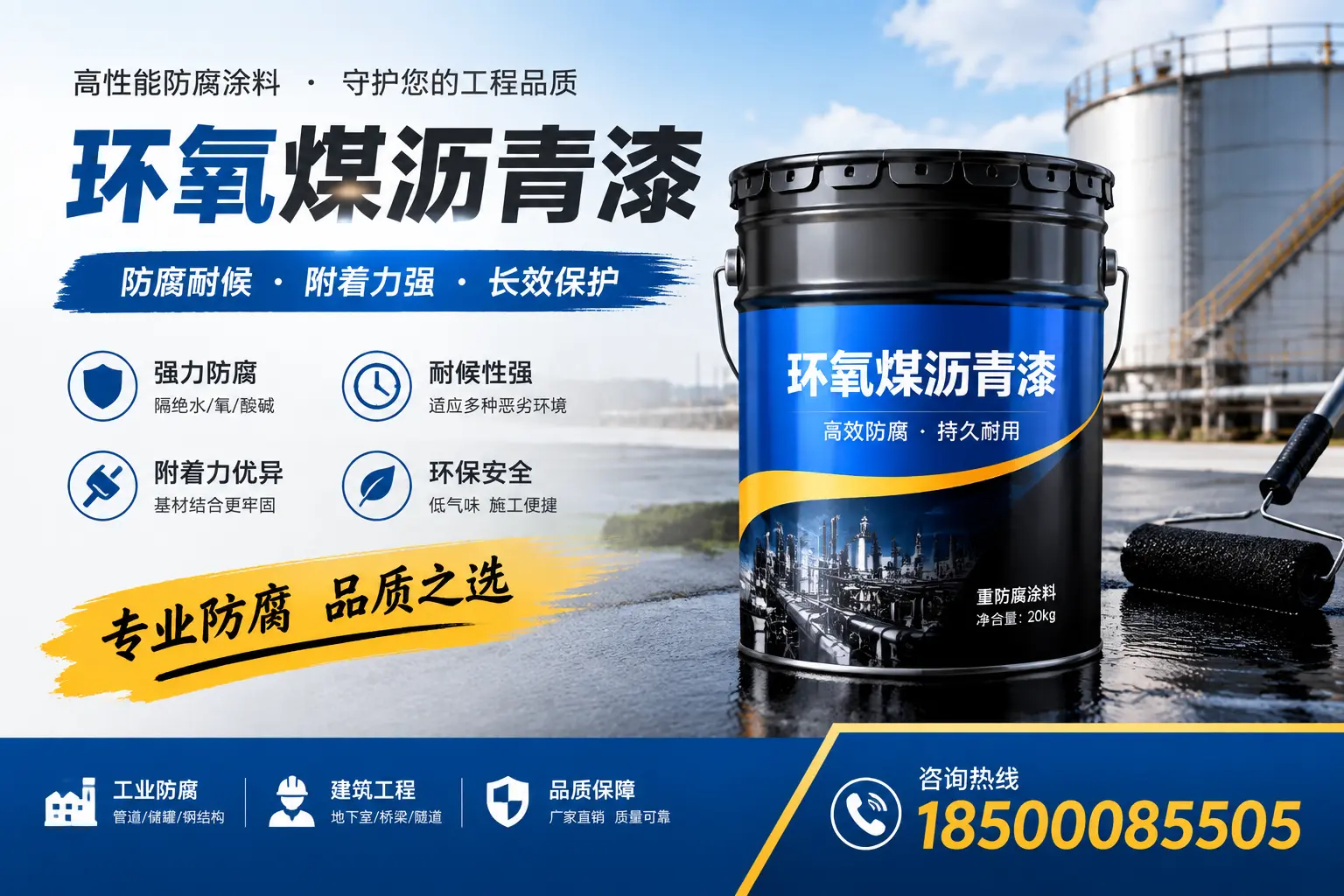 如何选择适合的环氧煤沥青漆?济南市场选型指南